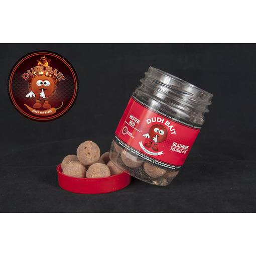 DUDI BAIT MISTER RED SUPER HOT GLAZURATE SOLUBILE 24mm 100G