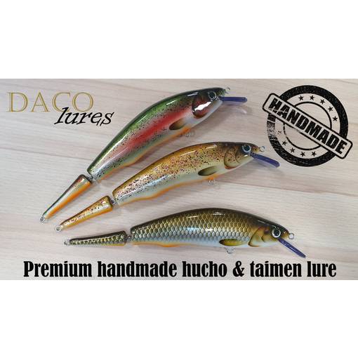DACO LURE PREMIUM HANDMADE WOODEN TAIMEN LIMITED EDITION 3pcs SET JOINTED 21cm 66g