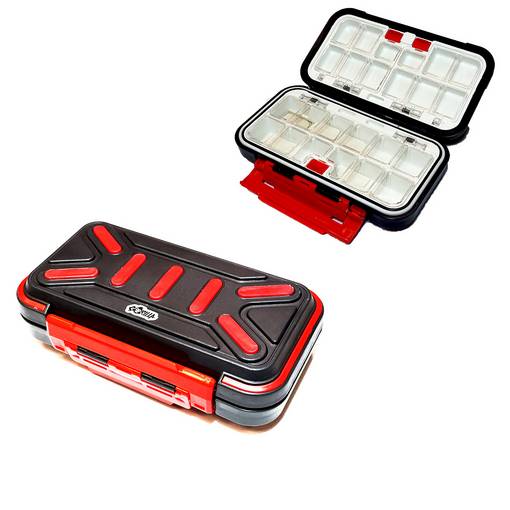 GORILLA TACKLE BOX WITH COMPARTMENTS MEDIUM 16.3x9.3x4.8cm