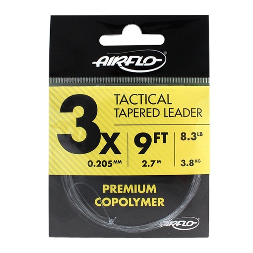 AIRFLO TACTICAL TAPERED LEADER 9ft