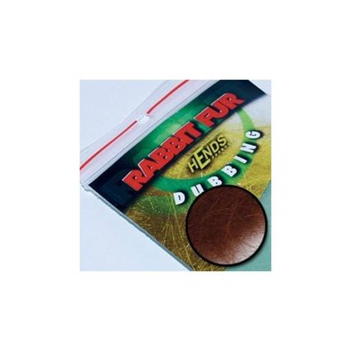 HENDS RABBIT FUR DUBBING Rusty Brown
