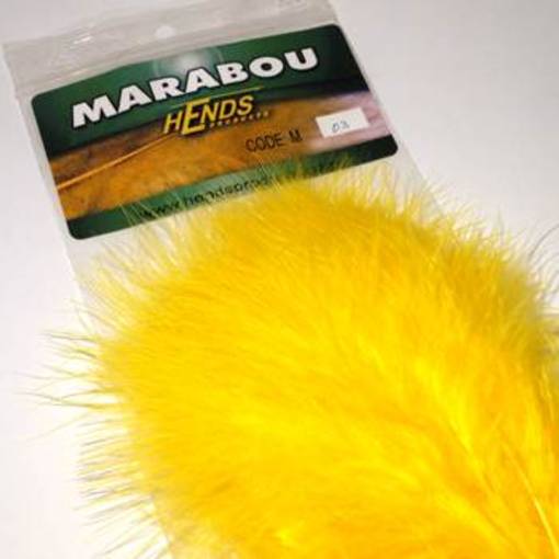 HENDS MARABOU FEATHERS Yellow