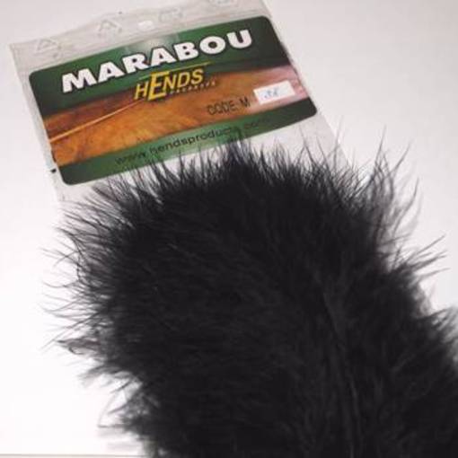 HENDS MARABOU FEATHERS Black