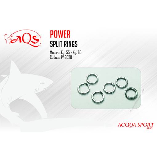 AQS POWER SPLIT RINGS 12psc