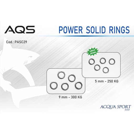 AQS POWER SOLID RINGS 12psc