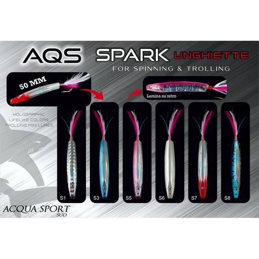 AQS SPARK TROLLING SPOON 50MM
