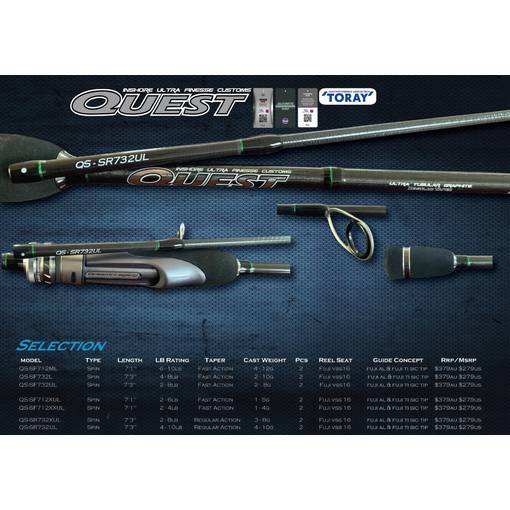 OCEANS LEGACY QUEST 712ML ULTRA FINESSE 6-14G