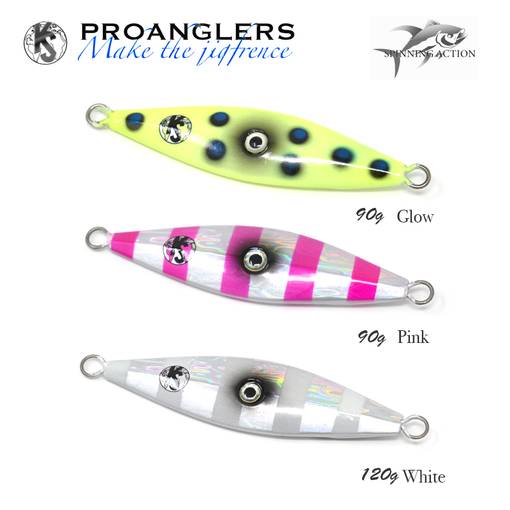 KS PROANGLERS SLOW JIG 90g #ZEBRA ROSE/PINK