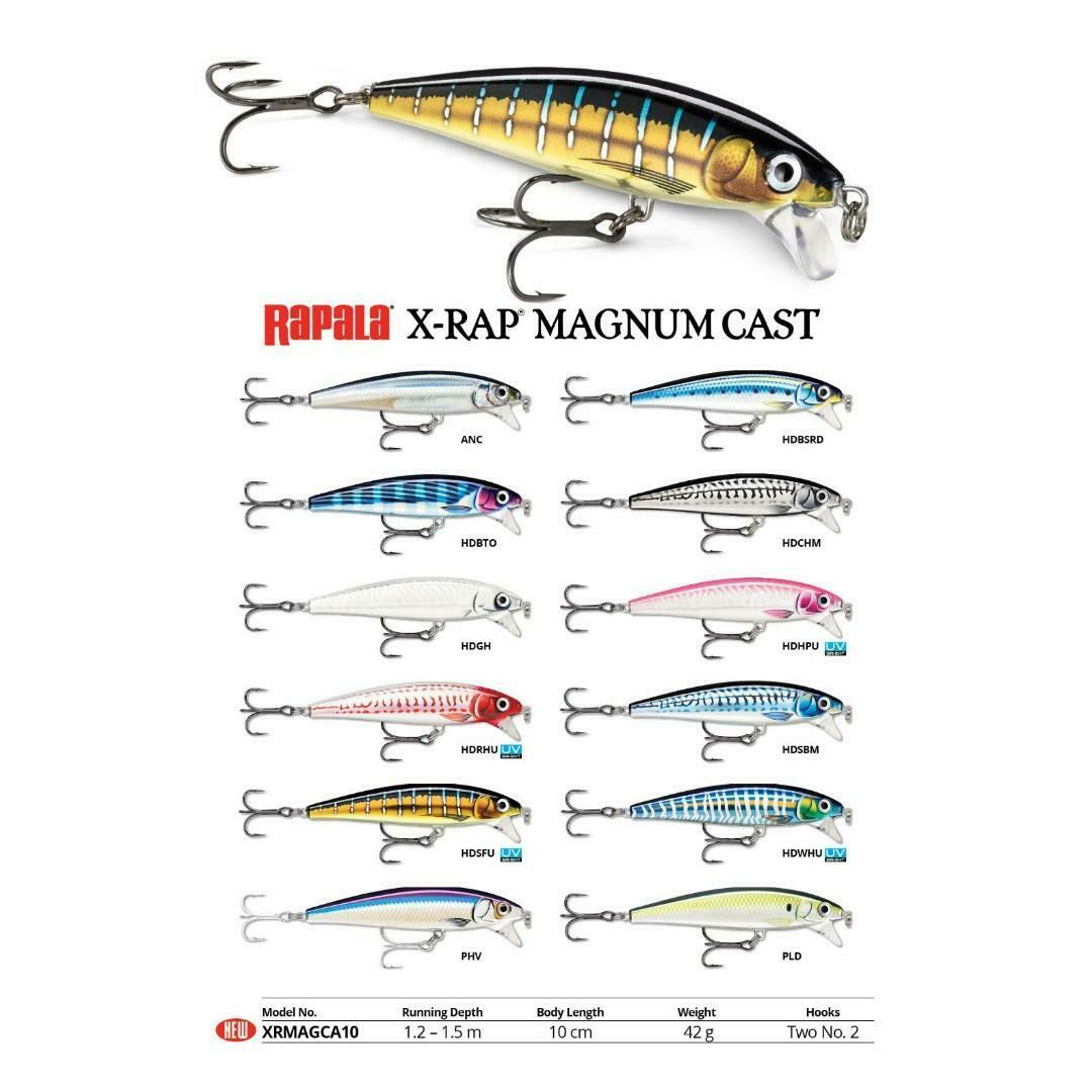 RAPALA X-RAP MAGNUM CAST 10CM 42G 