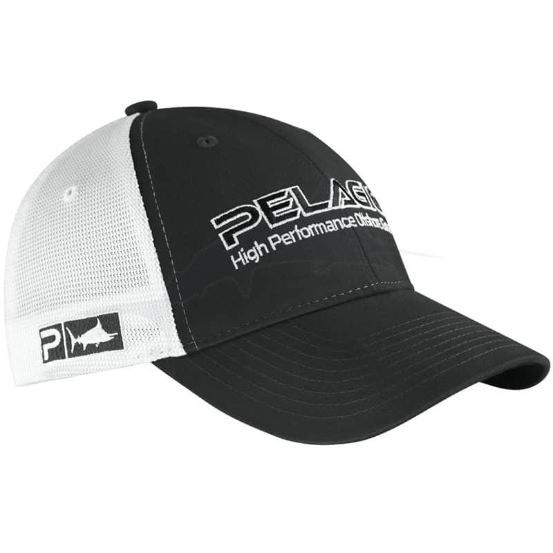 PELAGIC OFFSHORE CAP SOLID BLACK 