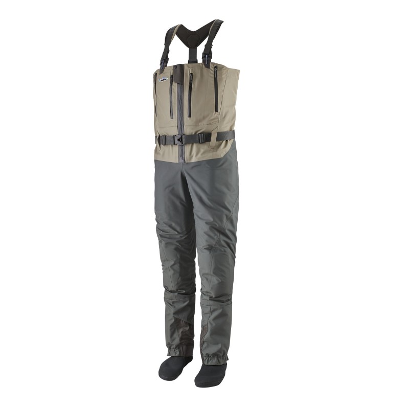 PATAGONIA MENS SWIFTCURRENT EXPEDITION ZIP-FRONT WADERS RIVER ROCK ...