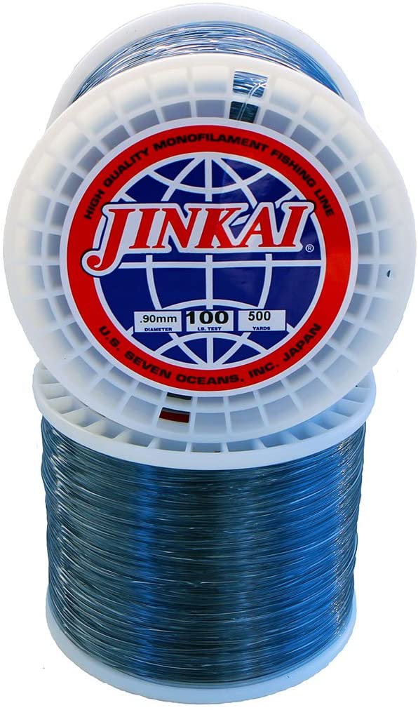 JINKAI MONOFILAMENT SMOKE BLUE 0.9mm 100lb 500yrd 