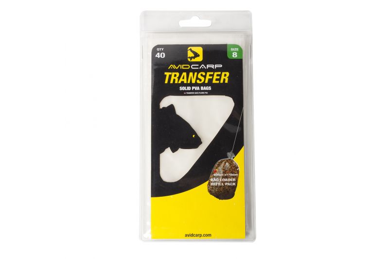 AVID TRANSFER SOLID PVA BAGS 40pcs - Monster Bite