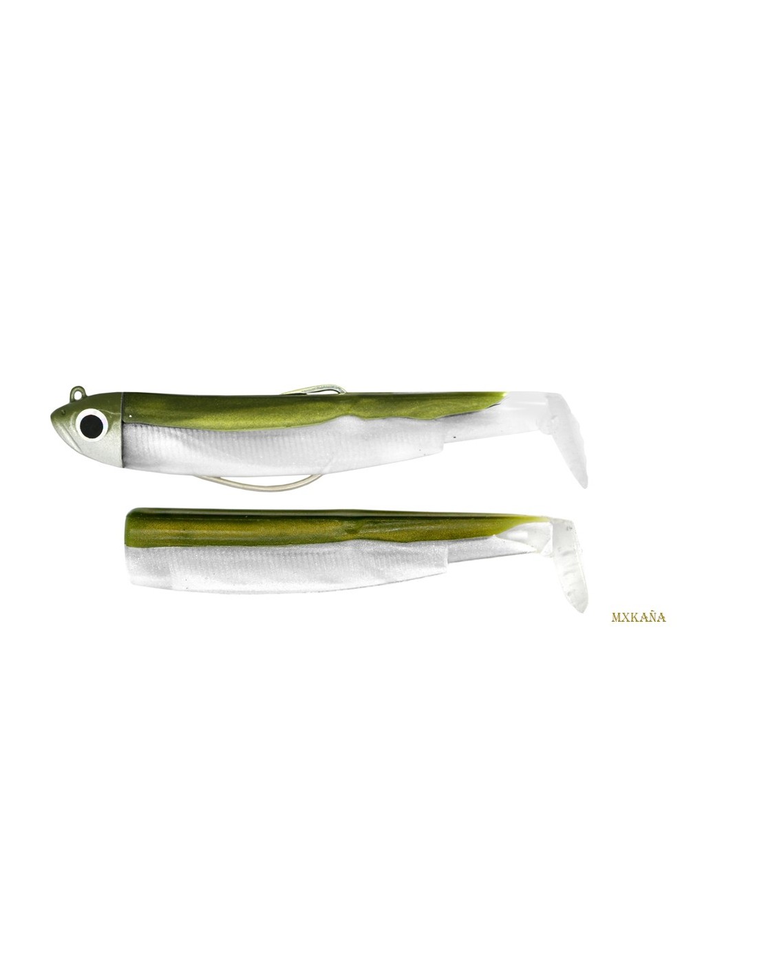 FIIISH BLACK MINNOW COMBO SHORE 120mm 12g #KAKI 