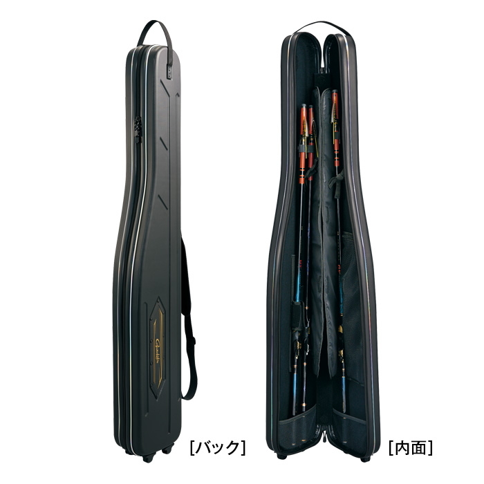 GAMAKATSU HARD ROD CASE GC-268 137X25X13CM #BLACK 