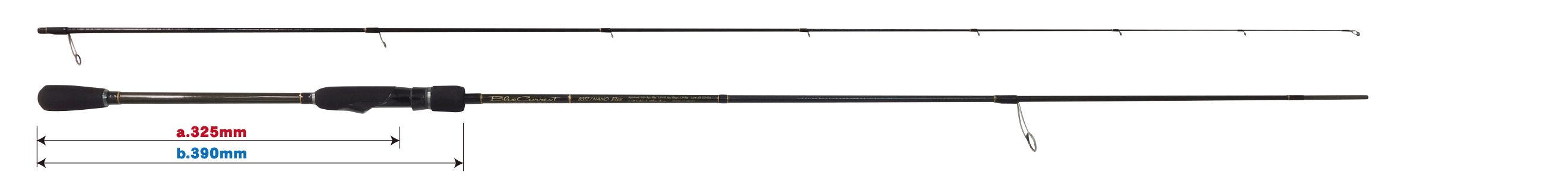 YAMAGA BLANKS BLUE CURRENT 83/TZ NANO Flex - Monster-Bite.com