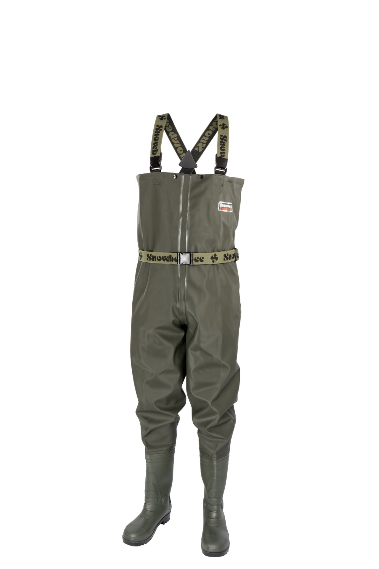 SNOWBEE GRANITE PVC CHEST WADERS CLEATED SOLE Monster Bite