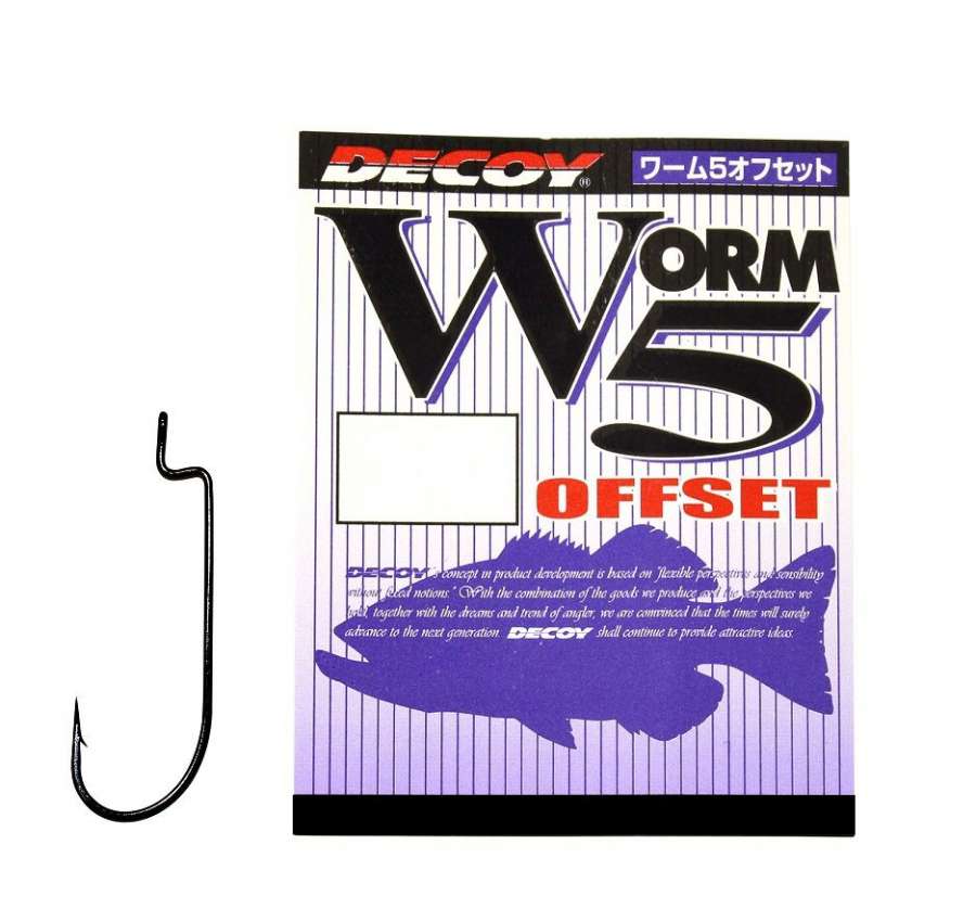 DECOY W5 OFFSET WORM HOOK 