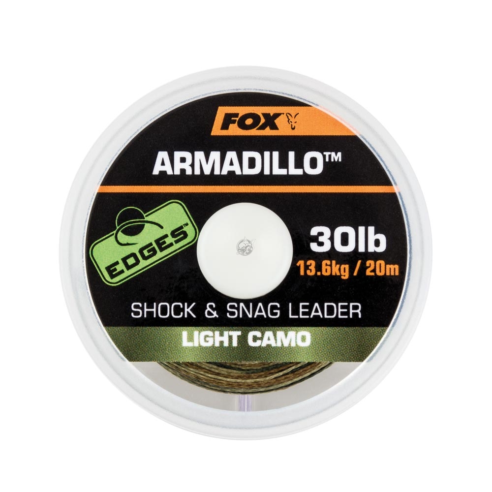 Fox Armadilo Shock,snag leader Dark Camo 45lb 20M