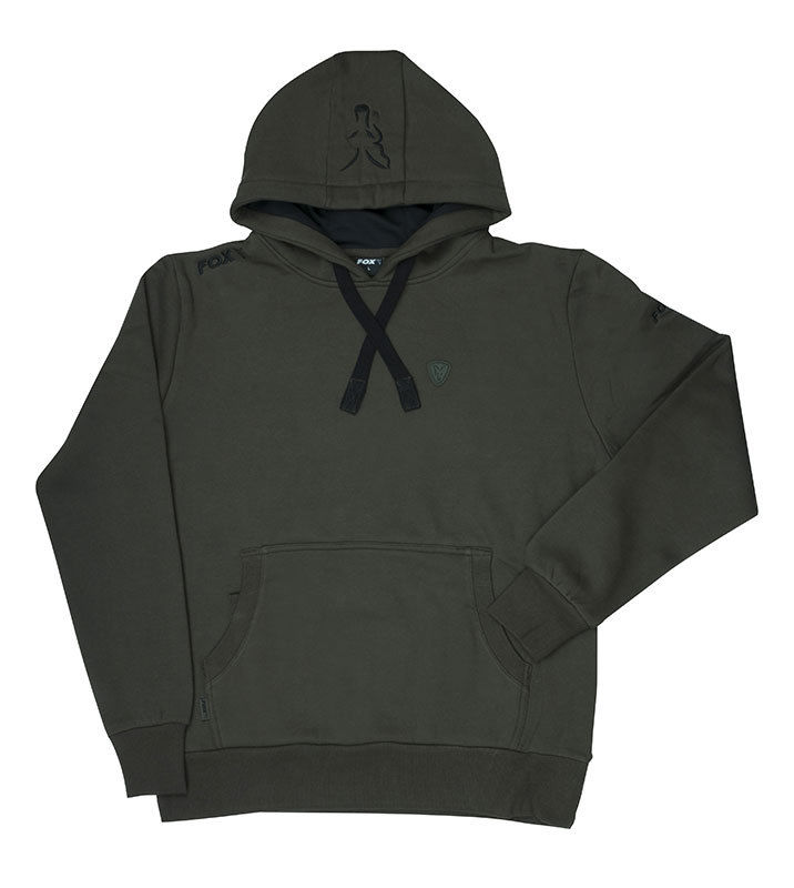 fox green and black hoodie