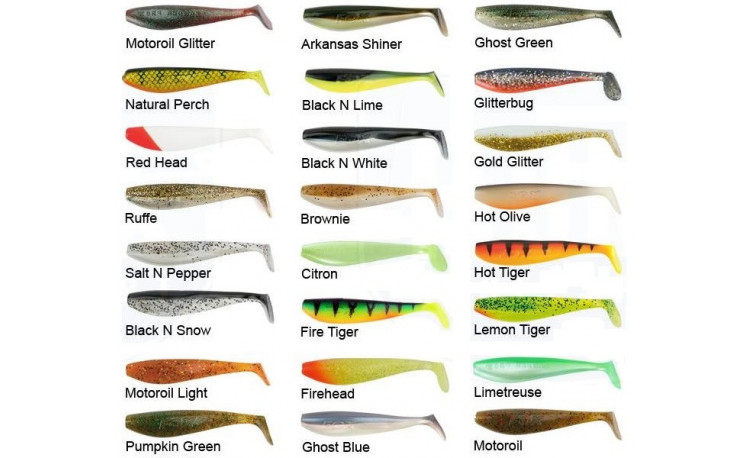 Fox Rage Zander Pro Shad 7.5cm Fire Tiger