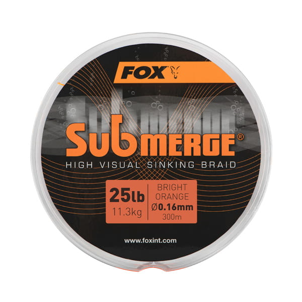 FOX SUBMERGE SINKING BRAID 25LB 0.16mm 300m 