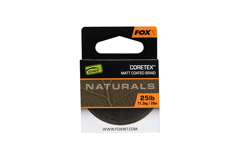 FOX CORETEX MATT COATED BRAID NATURALS 20M 