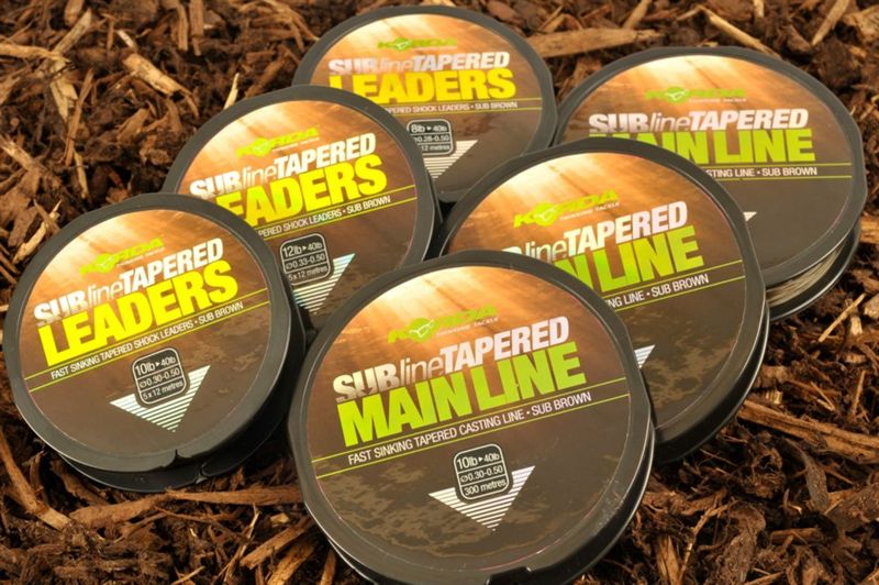 KORDA SUBLINE TAPERED LEADERS 5x12m 