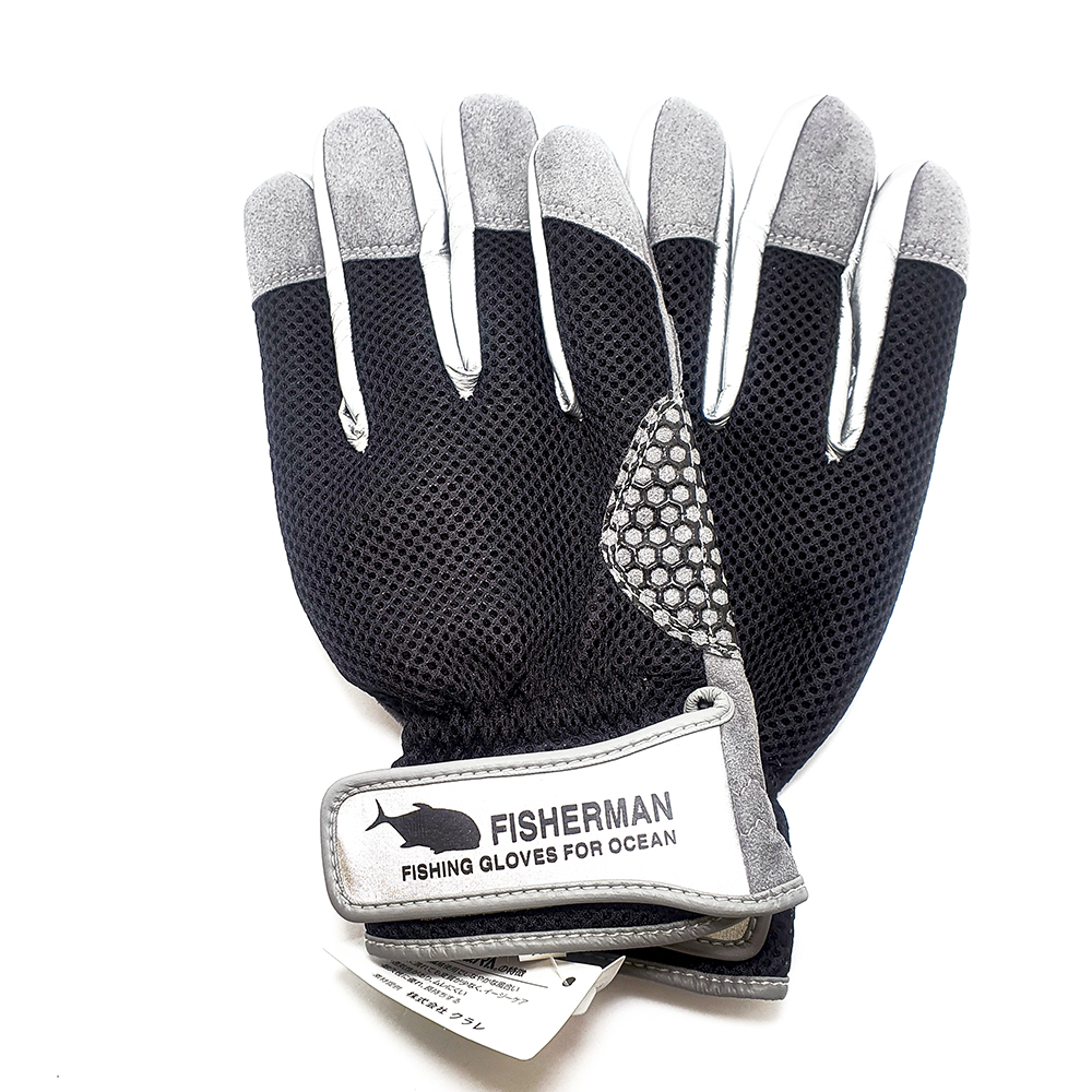 FISHERMAN PREMIUM SUPER COOL GLOVES BLACK#XL 