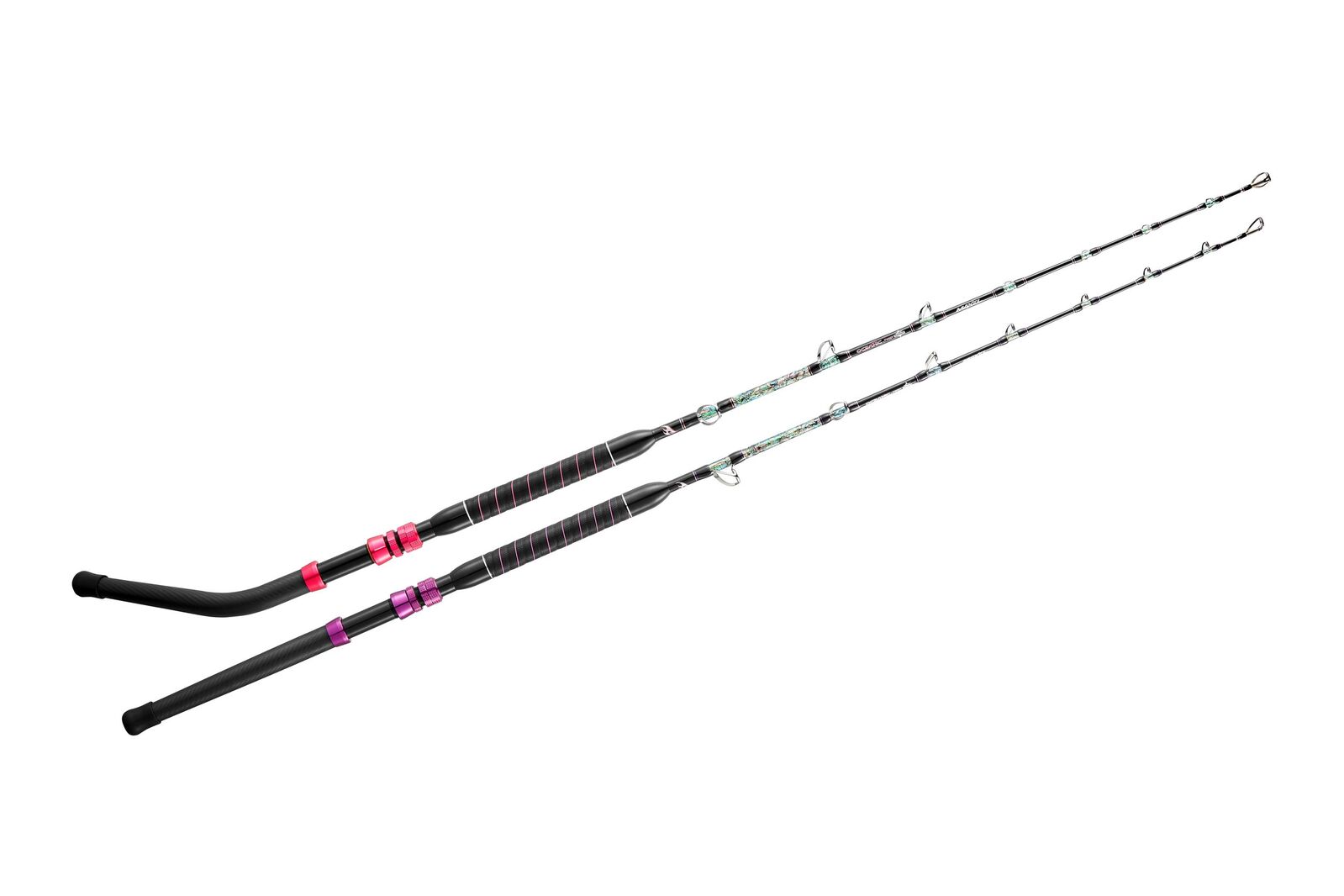 MAXEL OCEANIC TWIST 50-80lb STAND UP ROD w curved handle - Monster