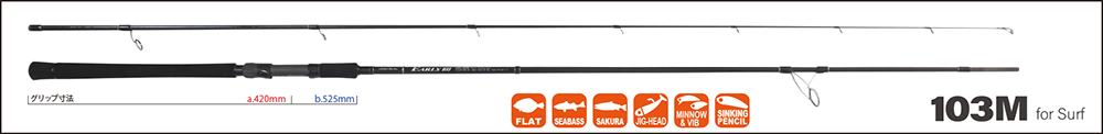 YAMAGA BLANKS EARLY FOR SURF 103M