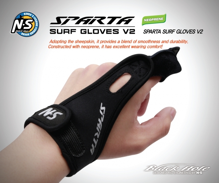 BLACK HOLE SPARTA SURF GLOVES V2