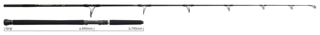 YAMAGA BLANKS BLUE SNIPER 81/6 BLACKY (TUNA) 30-110g